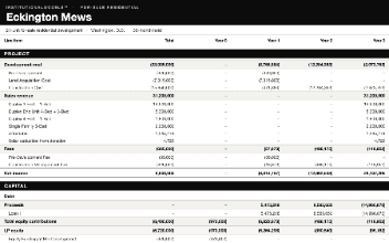 Consolidated Cash Flow — specimen